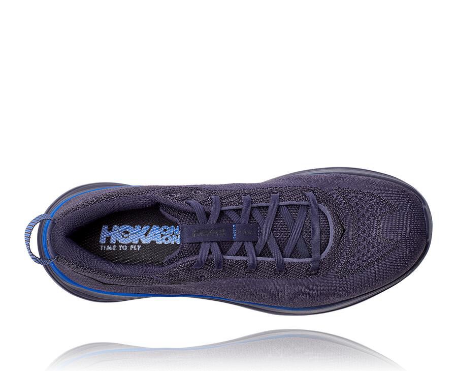 Hoka One One Hupana Flow Löparskor Herr - Marinblå - FOENL-8475